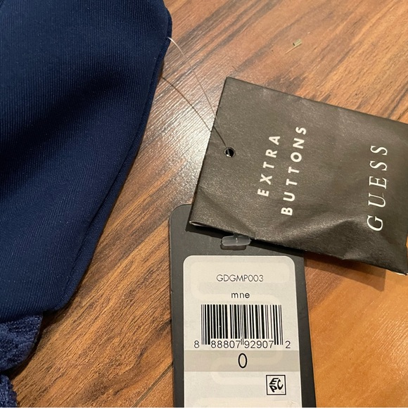 Guess Navy Blue Dress with Cutout Lace - Picture 5 of 6